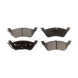 Rear Ceramic Disc Brake Pads TEC-858 For Dodge Chrysler Grand Caravan Town & Country Voyager