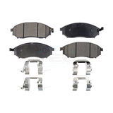 Front Ceramic Disc Brake Pads TEC-888 For INFINITI Nissan G37 Murano G35 Pathfinder FX35 M35 370Z 350Z EX35 M37 QX70 G25 M45 Q70 Q70L Q40 Q45 FX37 QX50 FX45 M56 EX37 M35h Renault Koleos