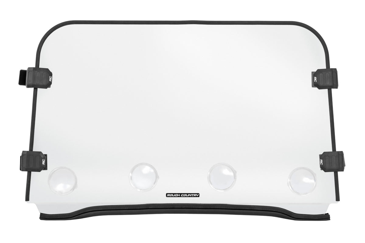 Vented Full Windshield | Scratch Resistant | Polaris RZR 800