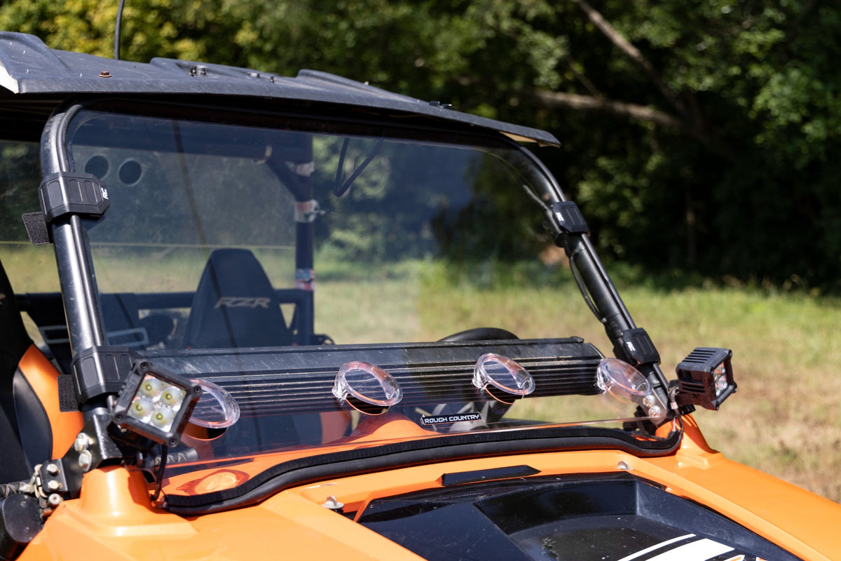 Vented Full Windshield | Scratch Resistant | Polaris RZR 800