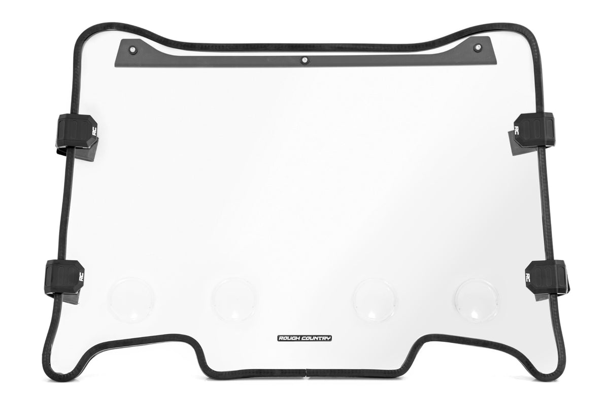 Vented Full Windshield | Scratch Resistant | Polaris RZR Turbo S/RZR Turbo S4 (21-22)