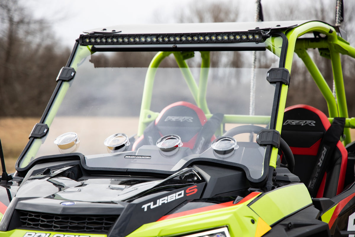 Vented Full Windshield | Scratch Resistant | Polaris RZR Turbo S/RZR Turbo S4 (21-22)