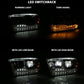 ANZO 2009-2018 Dodge Ram 1500 Led Projector Plank Style Switchback H.L Halo Chrome Amber (OE Style) | Too Fast Autoparts | Order Online | Canada & USA Shipping