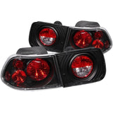 ANZO 1996-2000 Honda Civic Taillights Black | Too Fast Autoparts | Order Online | Canada & USA Shipping