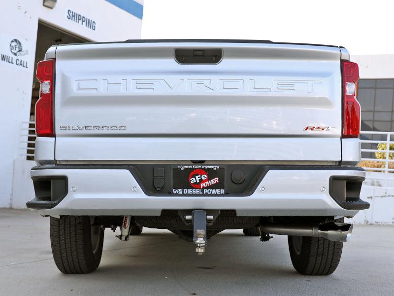 aFe Large Bore-HD 3in 409SS DPF-Back 20-21 GM Trucks L6-3.0L (td) LM2 - Polished Tip | Too Fast Autoparts | Order Online