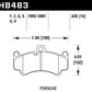 Hawk 2013 Porsche 911 Turbo S HPS 5.0 Front Brake Pads