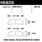 Hawk 13-16 Ford Taurus SHO / 13-16 Lincoln MKS HPS 5.0 Front Brake Pads