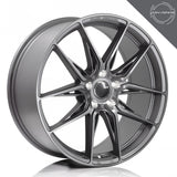 OPE Wheels TITAN Style With MATTE GUNMETAL Finish | Size - 19x10.0 | PCD - 5x130 | Offset - 45 | Bore - 71.6
