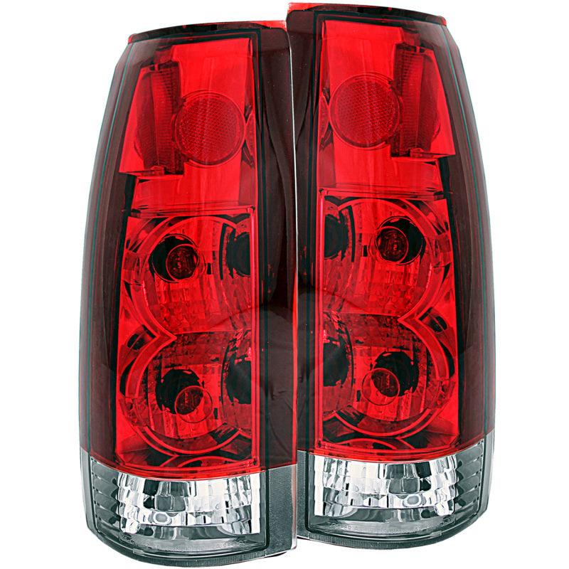 ANZO 1999-2000 Cadillac Escalade Taillights Red/Clear - New Gen | Too Fast Autoparts | Order Online | Canada & USA Shipping