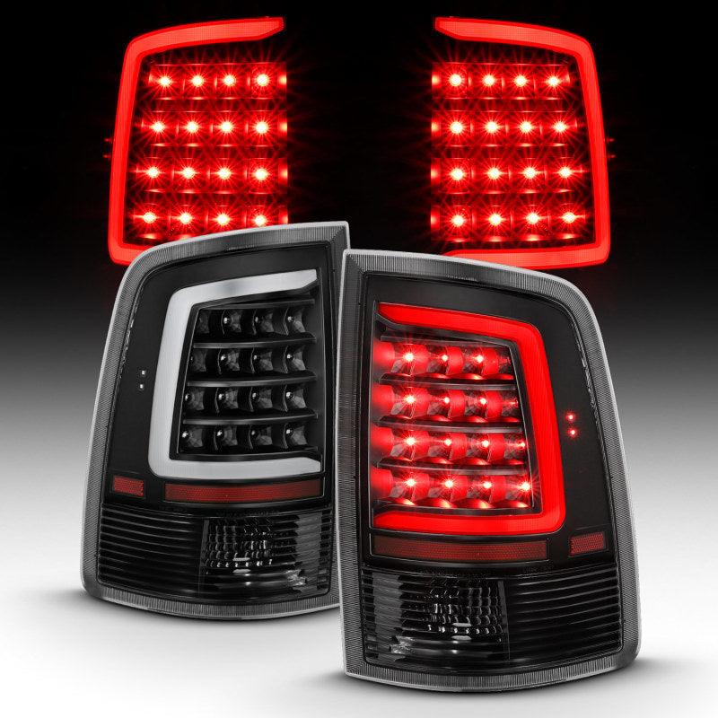 ANZO 2009-2018 Dodge Ram 1500 LED Taillight Plank Style Black w/Clear Lens | Too Fast Autoparts | Order Online | Canada & USA Shipping