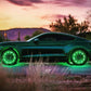 Oracle LED Illuminated Wheel Rings - ColorSHIFT No Remote - ColorSHIFT No Remote