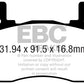 EBC 2019+ Genesis G70 2.0T Bluestuff Rear Brake Pads