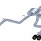MBRP 2015+ Dodge Challenger 3.6L SS 2.5in Quad Tip Split Rear Exit w/ Carbon Fiber Tips - T304