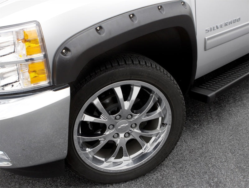 Lund 15-17 Ford F-150 RX-Rivet Style Textured Elite Series Fender Flares - Black (4 Pc.)