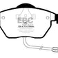 EBC 91-94 Audi 100 Quattro 2.8 (ATE) Redstuff Front Brake Pads