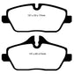 EBC 14+ Mini Hardtop 1.5 Turbo Cooper Redstuff Front Brake Pads