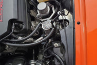 J&amp;L 14-19 Chevrolet Corvette LT1 6,2 L Séparateur d'huile côté conducteur 3.0 – Anodisé transparent