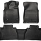 Husky Liners 2014 Toyota Tundra Double Cab Pickup WeatherBeater Black Front & 2nd Seat Floor Liners