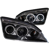 ANZO 2005-2007 Ford Focus Projector Headlights w/ Halo Black | Too Fast Autoparts | Order Online | Canada & USA Shipping