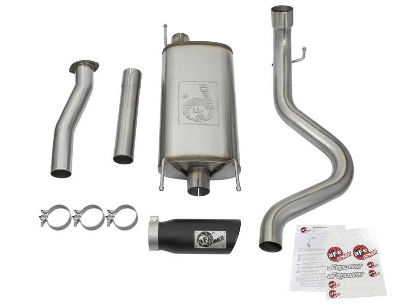 aFe MACH Force XP Cat-Back SS w/Black Tips 16 Toyota Tacoma V6-3.5L