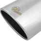 aFe Universal Bolt On Exhaust Tip Polished 5in Inlet x 6in Outlet x 12in Long