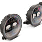 Raxiom 18-23 Jeep Wrangler JL Axial Series 9-In Angel Eye LED Headlights- Black Housing (Clear Lens)