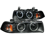 ANZO 1992-1998 BMW 3 Series E36 Projector Headlights w/ Halo Black (CCFL) G2 | Too Fast Autoparts | Order Online | Canada & USA Shipping
