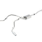 Borla 14 Silv/Sierra C/B Exhaust S-Type 1500 5.3L V8 AT/MT 2&4WD Ext Cab Split Side Exit