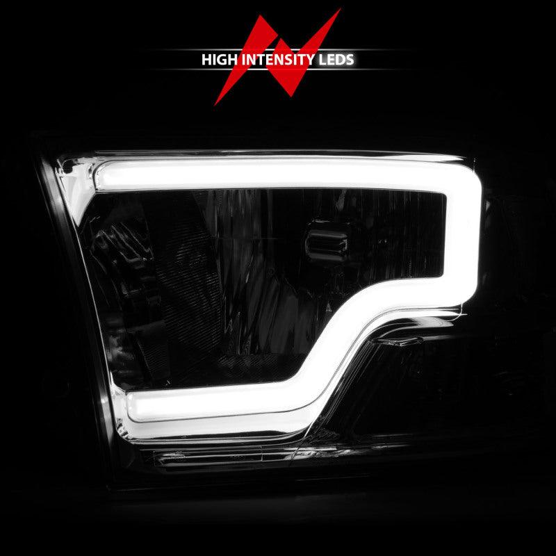 ANZO 2009-2018 Dodge Ram 1500/ 2500/ 3500 Crystal Headlights w/ Light Bar Chrome Housing | Too Fast Autoparts | Order Online | Canada & USA Shipping