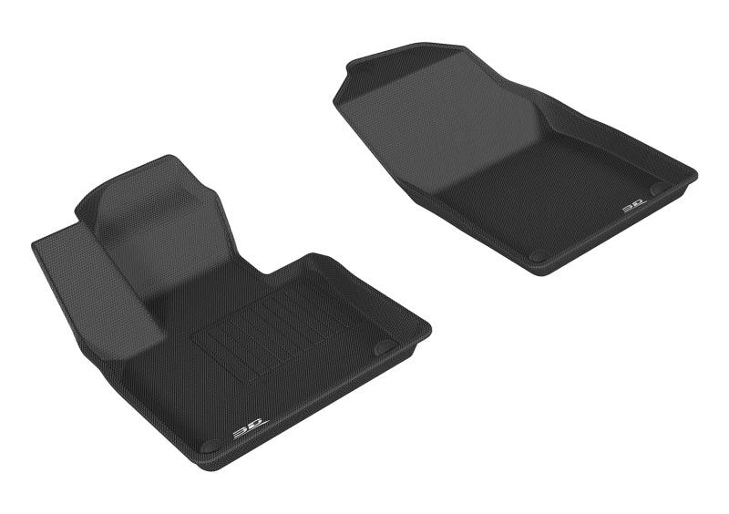 3D MAXpider 2015-2019 Volvo XC90 Kagu 1st Row Floormat - Black | Too Fast Autoparts | Order Online