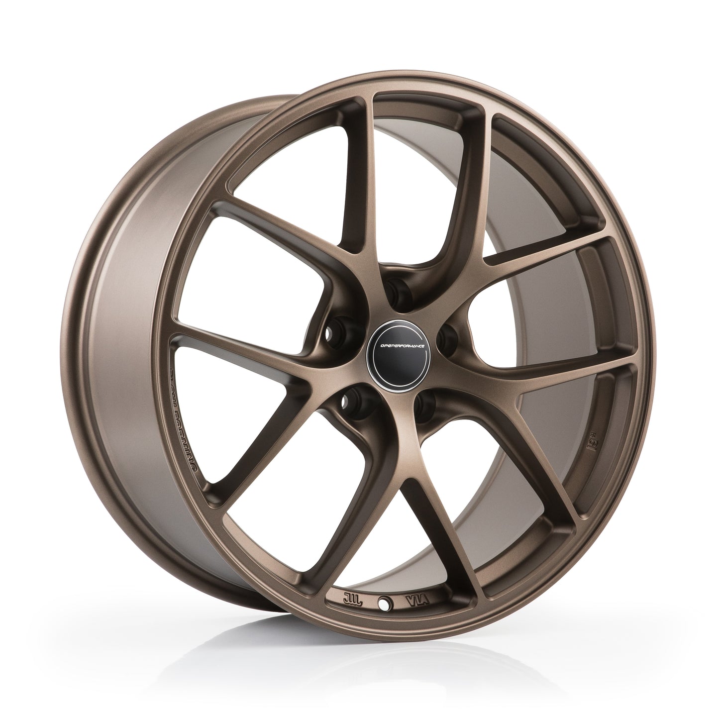 OPE Wheels FF02 Style With SATIN BRONZE Finish | Size - 19x9.5 | PCD - 5x120 | Offset - 35 | Bore - 60.1