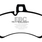 EBC 01-03 Porsche 911 (996) (Cast Iron Rotor only) 3.6 Twin Turbo GT2 Redstuff Front Brake Pads