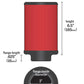 AEM Air Filter, 3inFLG/ 5inOD/ 6-1/2inH Dry Flow