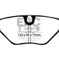 EBC 92-95 BMW M3 3.0 (E36) Bluestuff Rear Brake Pads