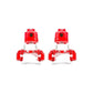 Power Stop 99-04 Jeep Grand Cherokee Rear Red Calipers w/Brackets - Pair