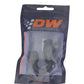 DeatschWerks 6AN Female Swivel 180-Degree Hose End PTFE (Incl Olive Insert) - Anodized Matte Black
