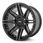 Rough Country 88 Series Wheel | One-Piece | Gloss Black | 22x10 | 8x170 | -19mm