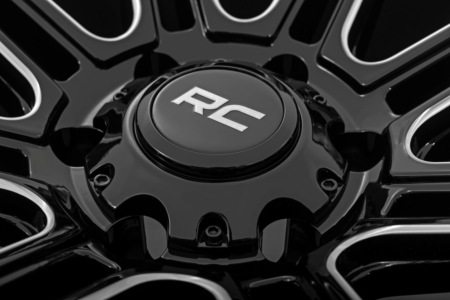 Rough Country 88 Series Wheel | One-Piece | Gloss Black | 20x10 | 5x4.5 | -19mm