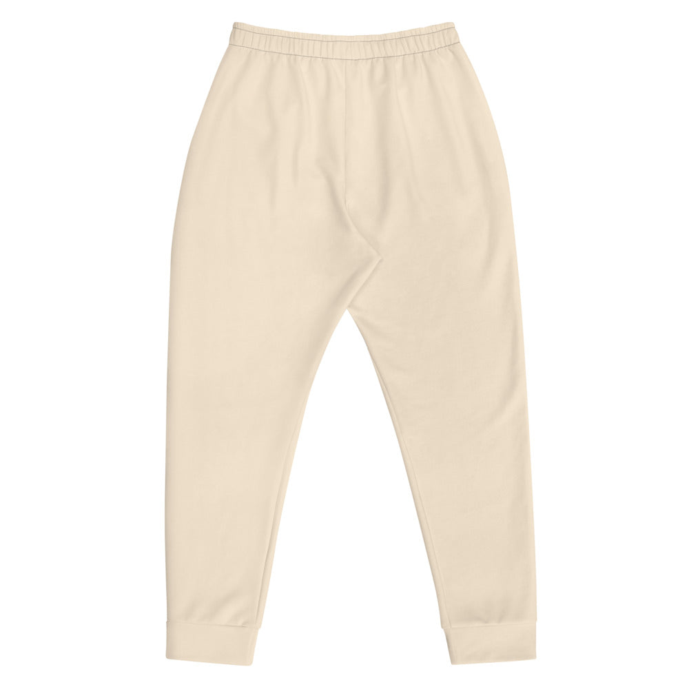 Mens Joggers Large Print (light beige)