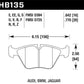 Hawk 1997 BMW E36 M3 Blue 9012 Race Front Brake Pads