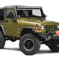 Raxiom 97-06 Jeep Wrangler TJ 50-In LED Light Bar Windshield Mount w/ Auxiliary Bracket