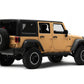 Raxiom 07-18 Jeep Wrangler JK Axial Series JL Style LED Tail Lights- Black Housing- Red Lens