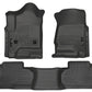 Husky Liners 14 Chevrolet Silverado/GMC Sierra Dbl Cab WeatherBeater Black Front&2nd Seat Floor Line