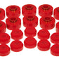 Prothane 63-91 Jeep Wagoneer Body Mount - Red