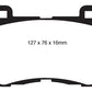 EBC 08-13 Infiniti FX50 5.0 Redstuff Front Brake Pads
