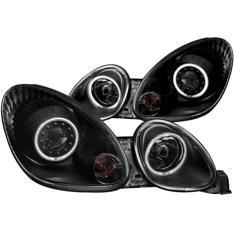 ANZO 1998-2005 Lexus Gs300 Projector Headlights w/ Halo Black | Too Fast Autoparts | Order Online | Canada & USA Shipping