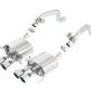 Borla 2014 Chevy Corvette C7 w/ AFM w/o NPP Atak Rear Section Exhaust Quad Rd Rl IC Tips