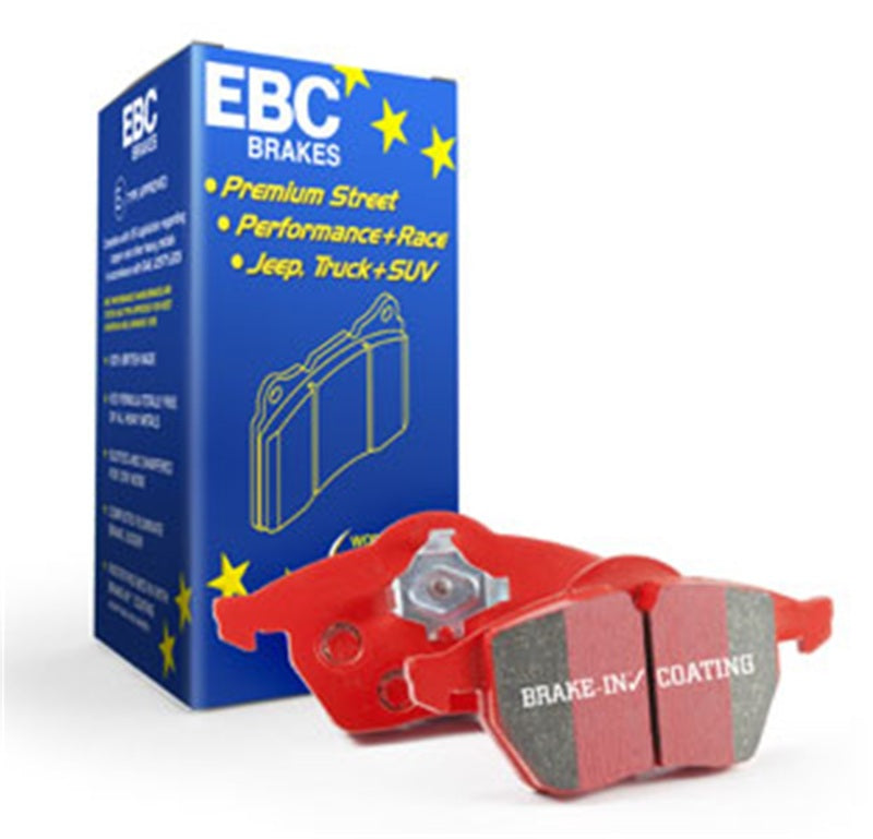 EBC 89-95 Ferrari 348 3.4 Redstuff Plaquettes de frein avant/arrière (jeu d'essieux uniquement)