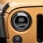 Raxiom 07-18 Jeep Wrangler JK Axial Series 7-In Dragon Eye LED Headlights- Blk Housing (Clear Lens)