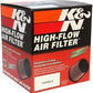 K&N Filter Universal Rubber Filter-Rd Tapered 3in Flange ID x 6in Base OD x 5in Top OD x 5.563in H